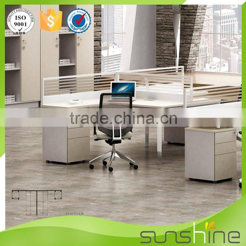 Top Quality Office Furniture/Customized Office Desk 4 person workstation partition staff room