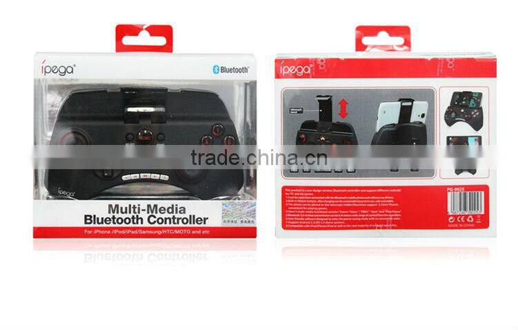 Top Selling IPEGA PG-9025 wireless game player joystick for iphone ipad Samsung,for Android phone