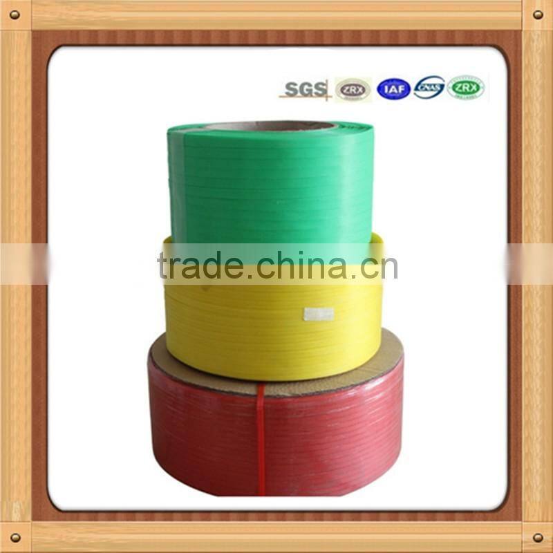 green red yellow high strength tensile plastic pp straps strap for packing