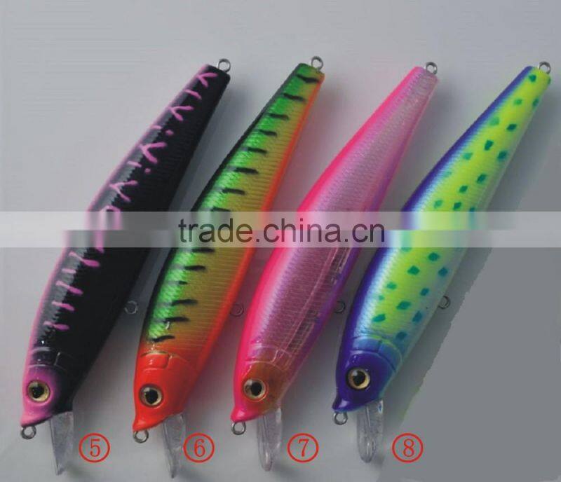 wholesale minnow ABS plastic 3D eyes Hard lures , Fishing Lure of minnow-g 90/110