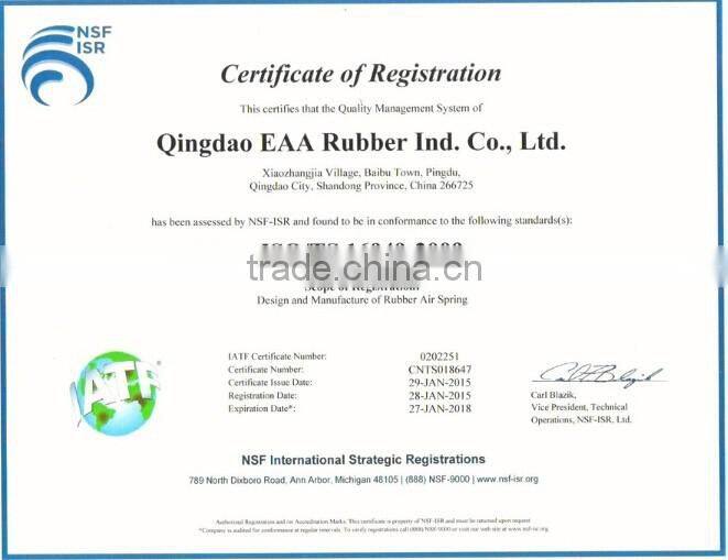 Airtech 204001K rubber air spring 105856 small air spring 81.41722.6049/6052