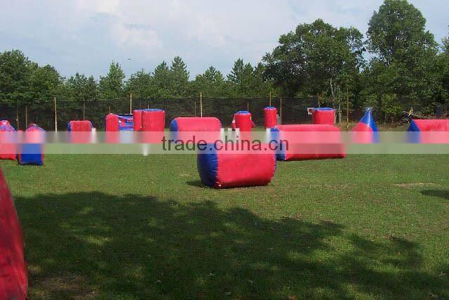 Inflatable paintball shooting range