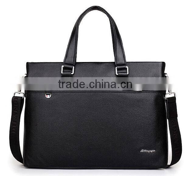 Fashion brown tote bag cow leather handbags bag men