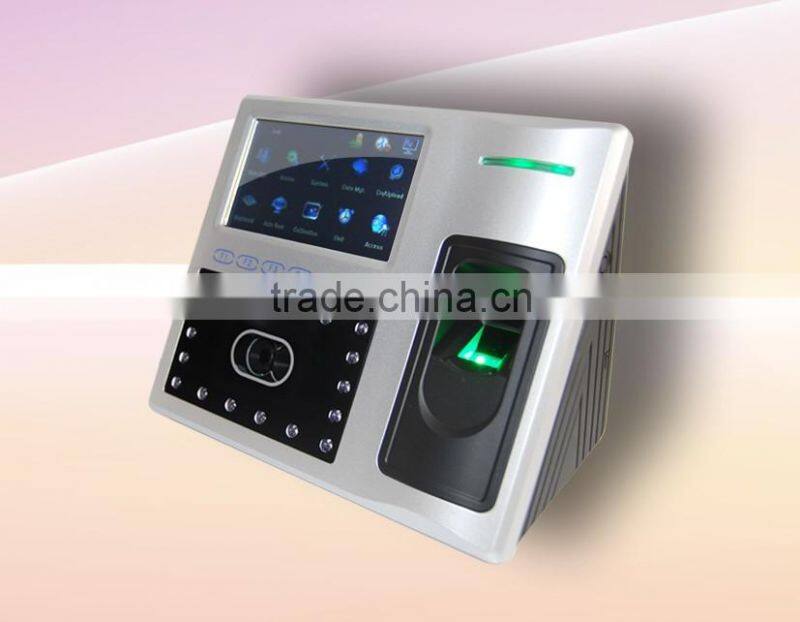 1200 face users wifiless network 4.3inch TFT color screen rfid standalone face fingerprint time attendance and access controller
