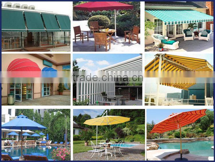 Tear-resistant coated striped canvas fabric for beach chair