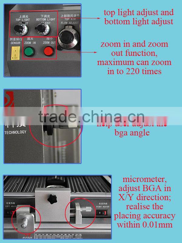 Dinghua bga chip repair machine for motherboard DH-G200 laptop motherboard vga chip repair