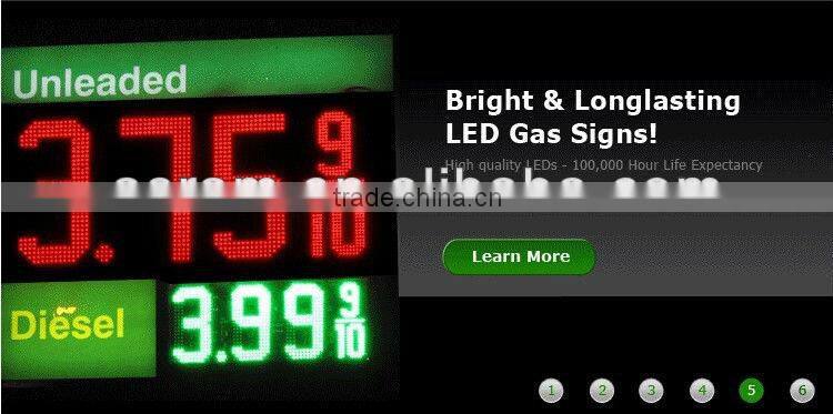 10 inches led gas price display/led gas station sign/led fuel price sign/led gas price billboard