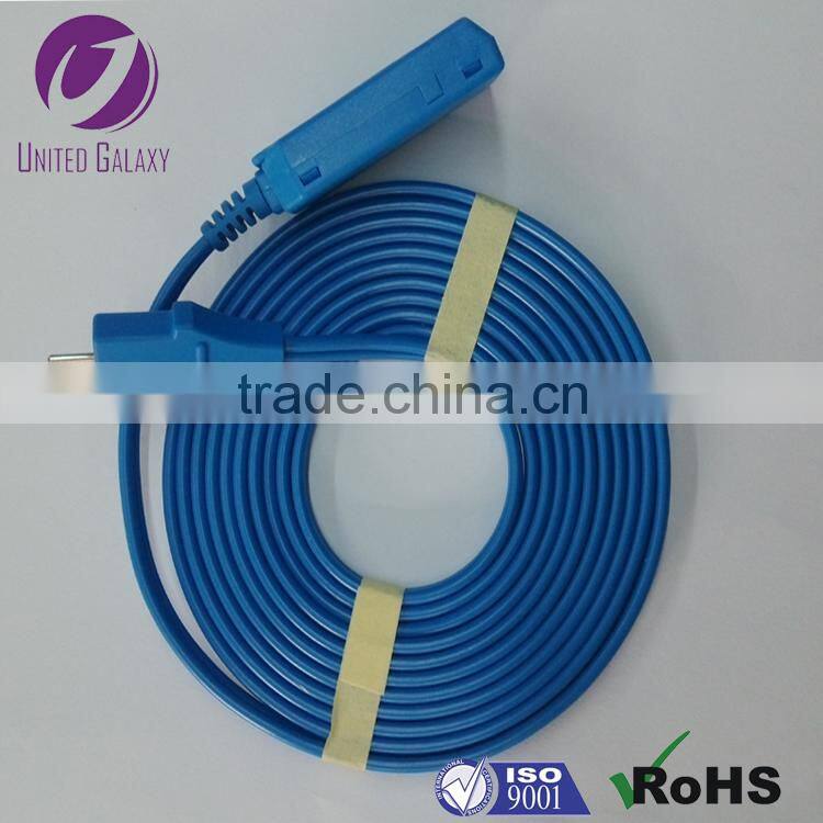 6.3plug surgical ESU cable for grounding pad
