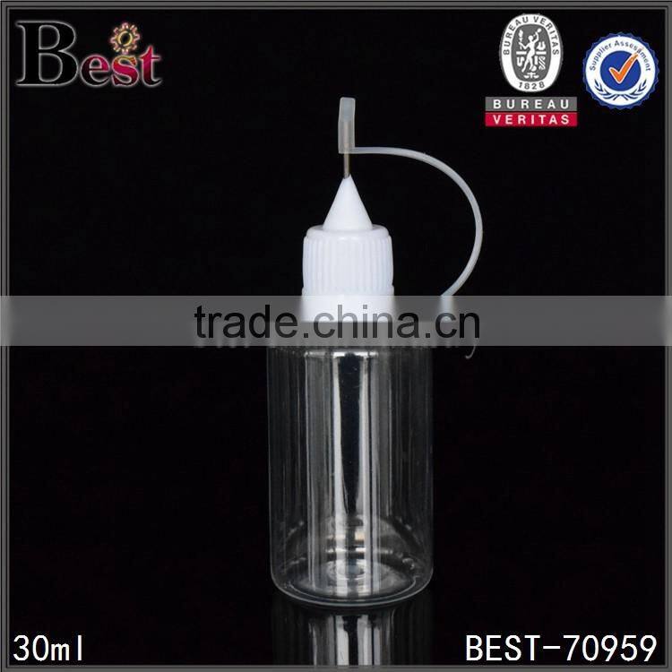 30ml clear PET plastic unicorn bottle dropper e-juice e liquid or smoke