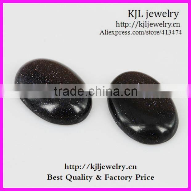 KJL-BD5344 Wholesale Natural flatback egg shape tiger eye Gemstones lose beads 7X18X25mm