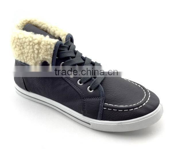 high ankle leather shoes for men