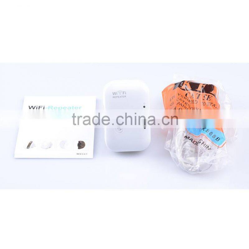 Network Routers 300Mbps 802.11 Wifi Repeater Wireless-N AP Range Signal Extender Booster EU Plug wi fi