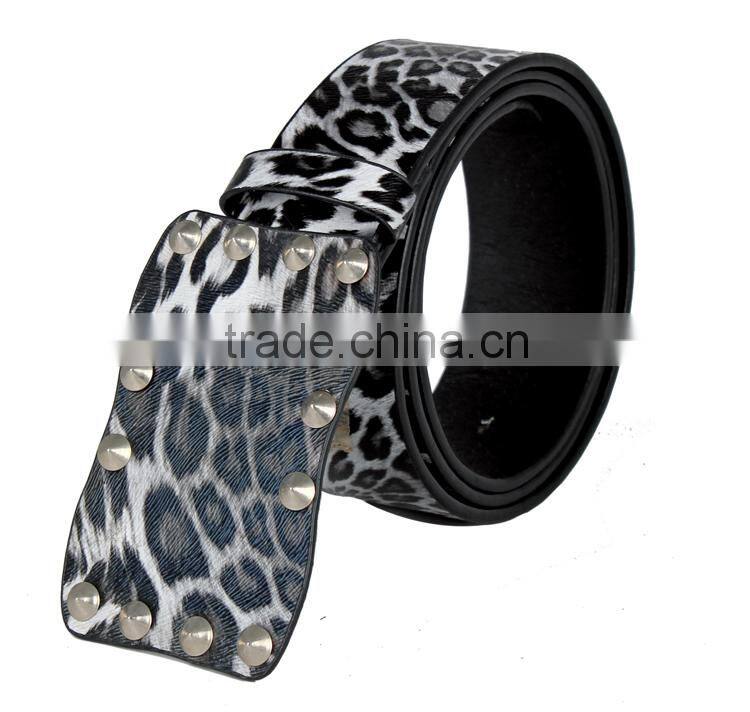 Genuine leather women's dress belt basic colors