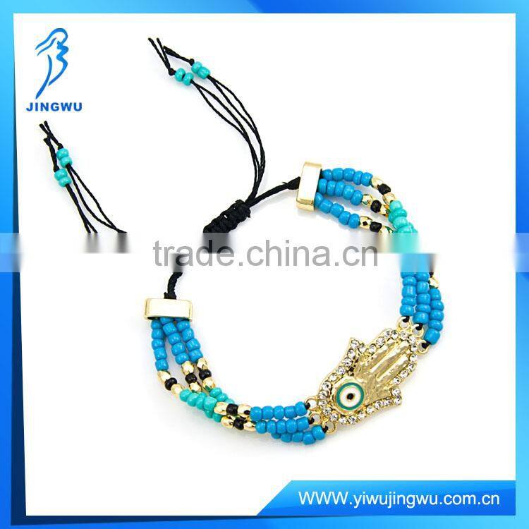Most Popular Hot Sell Cubic Zirconia Evil Eye Bead Bracelet