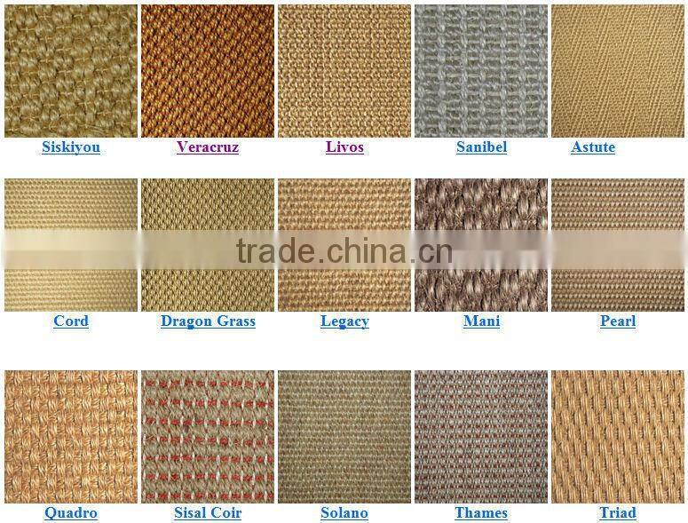 Non-slip natural sisal carpet