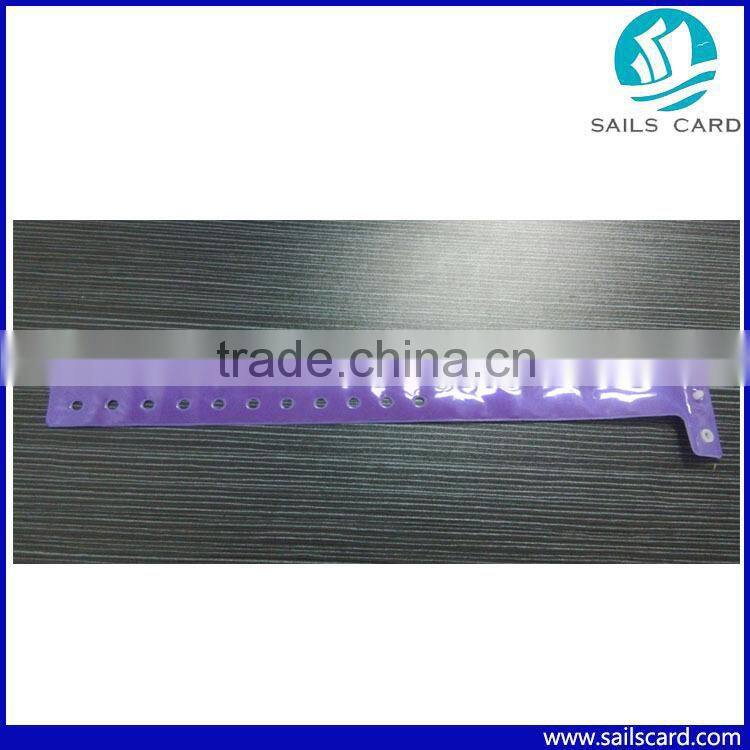 Hot selling disposable plastic wristband for hospital