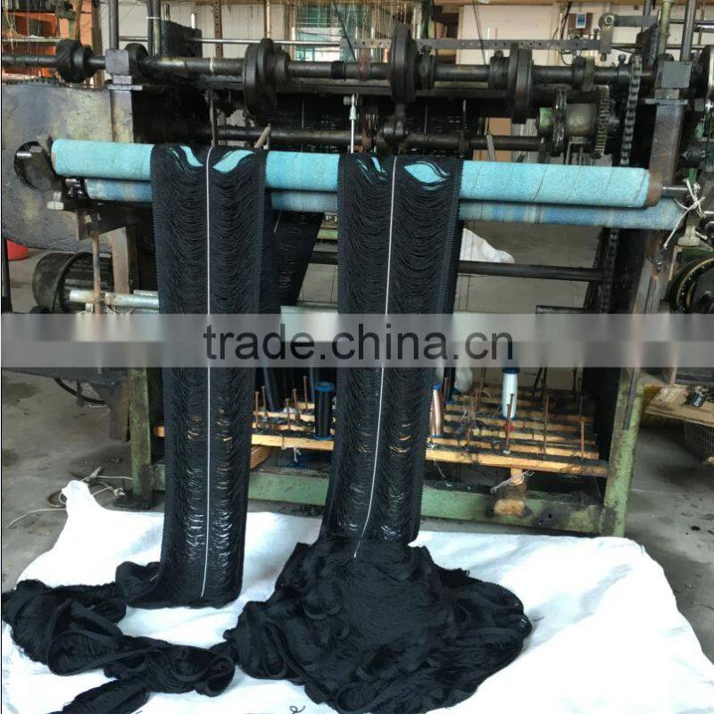 Rayon chainette fringe for garment accessory 2016