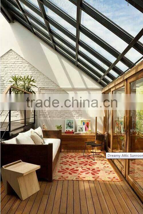 Sun room/best seller sunrooms with laminated glass /aluminium garden sunrooms