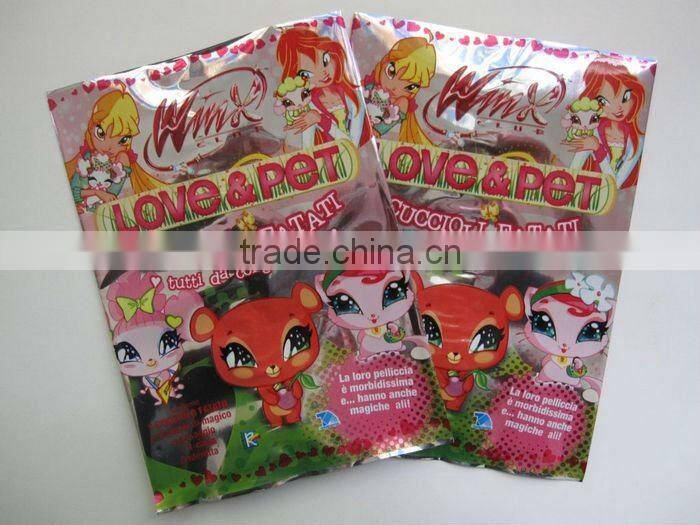 CS/CP/ZL Standup Toy Bag with Clear Window