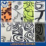 Embossed Light design Pu leather with twill fabric for sofa/car leather seat/upholstery/leather sofa supplier in wenzhou