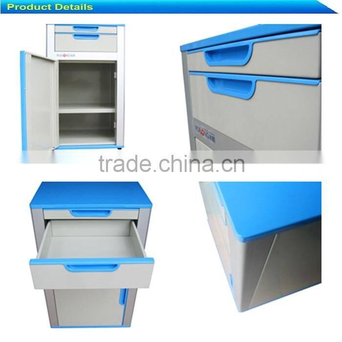 stable ane reliable metal bedside cabinet medical chest abs plastic bedside lockers