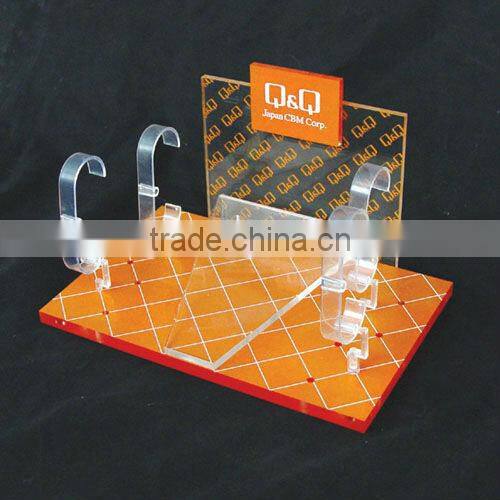 perspex watch/clock display stand