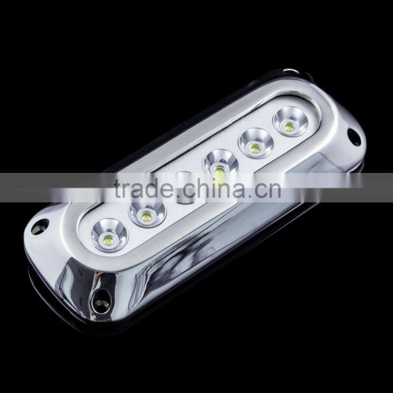7.5 inch 18W yacht boat marine light IP 68 316 stainless steel anti-corrosion