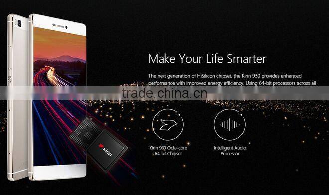 Huawei p8 octa core Hisilicon Kirin 935 dual sim card 4G lte android phone 5.2 inch