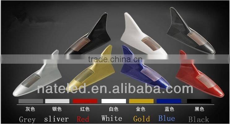 Energy saving led solar car flashing light,solar blinking led lamp shape of shark fin