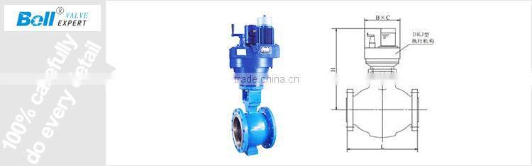 light weight electric regulating ball valve for gas