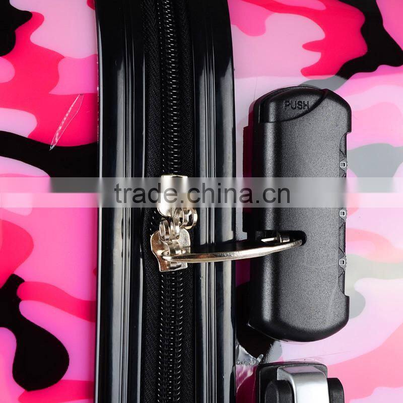 Customized PU suitcase for costomer shopping