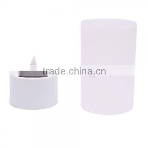 Solar Power Tea Light Candle Light White