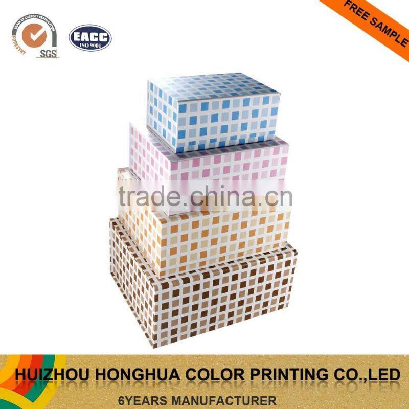 Handmade Paper Box CMYK Print Cardboard Storage Box Gift Box CD & DVD Storage Box