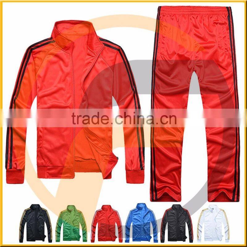 His- and-her tricot jacket wholesale fleece suits tricot suits
