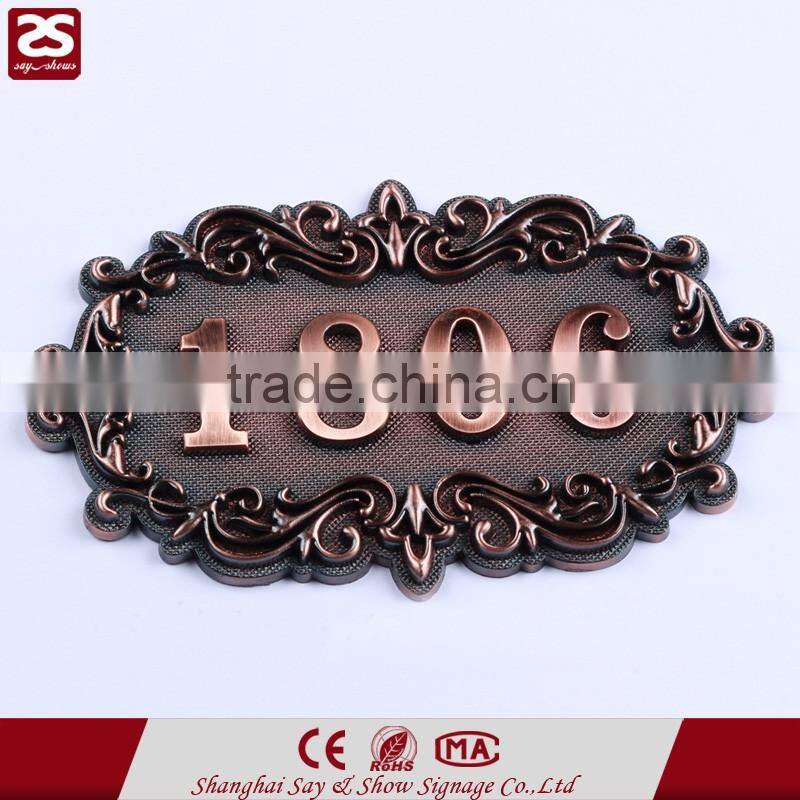 Antique door signage led door plate signs