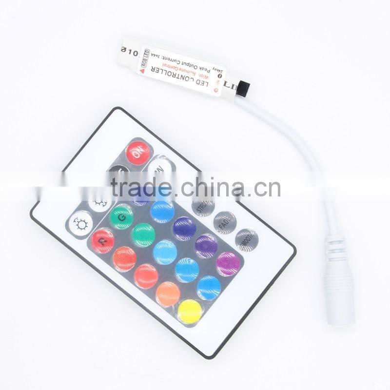 factory price high quality mini rf 24 key rgb controller