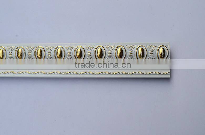 white gold photo frame moulding&stick