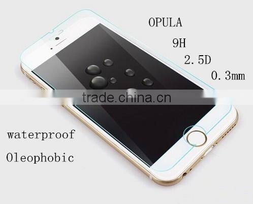 Rounded edge 0.33mm factory wholesales 9H glass screen protector for iphone 6s