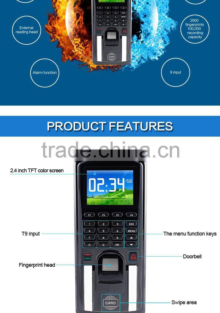 Biometric fingerprint time attendance machine price