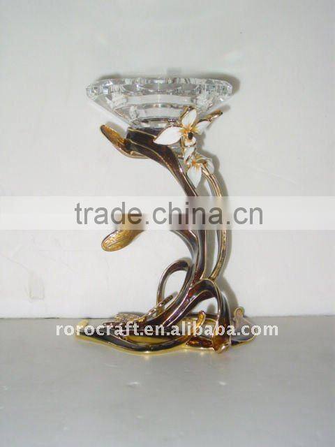 gift pewter design candle holder