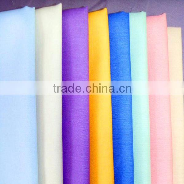 Wholesale luxury polyester cotton twill fabric 65 polyester 35 cotton blend elastane fabric dresses for women