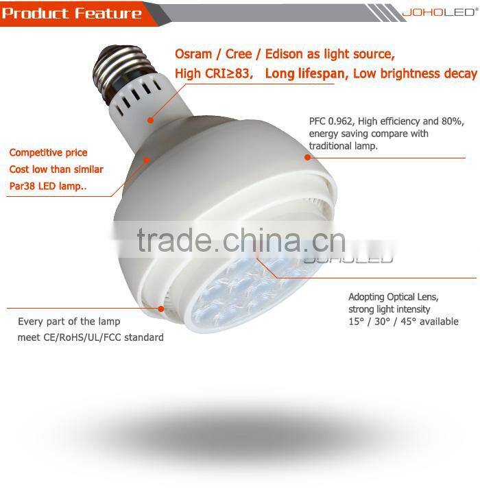 2015 3000k Led Par30 Dimmable Track Light 30w