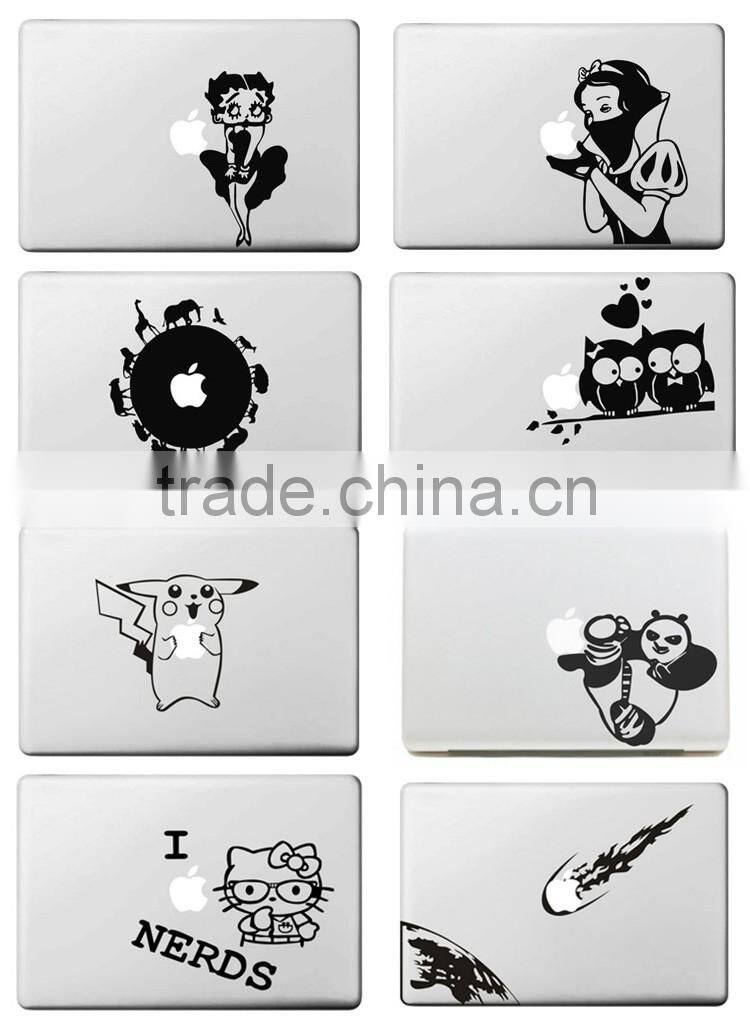 2016 wholesale low price body animal skin stickers for macbook