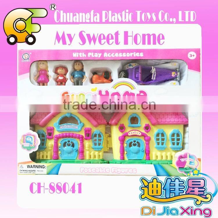 Diy toy house Villa House Toys Doll House Toys Villa