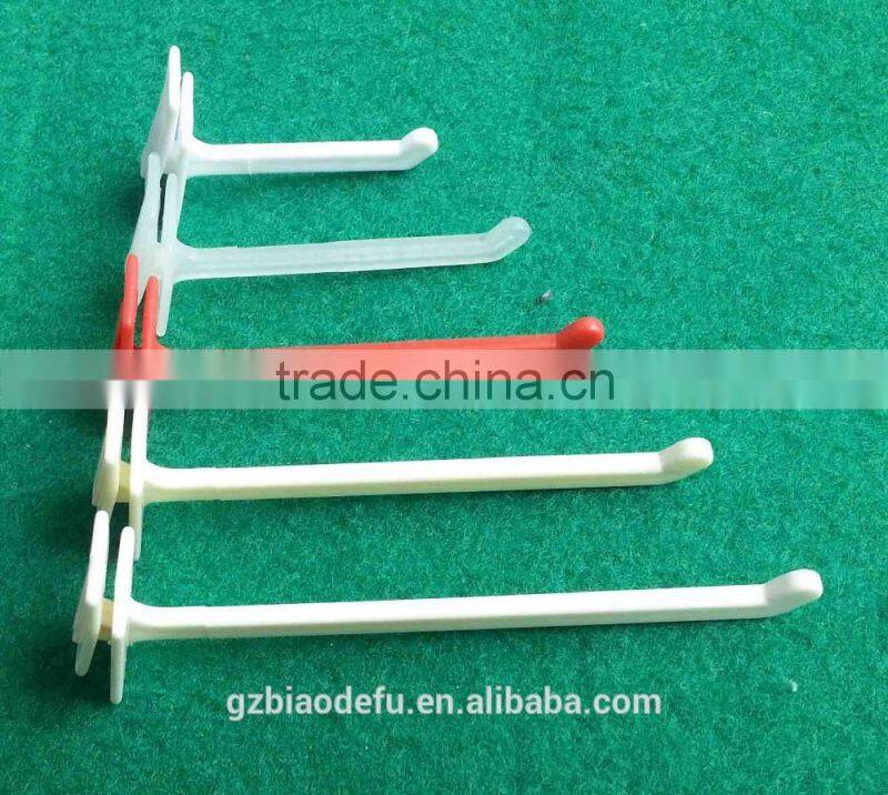 Pegboard Hooks Plastic Display Hooks Slot Wall Hooks For Store Display