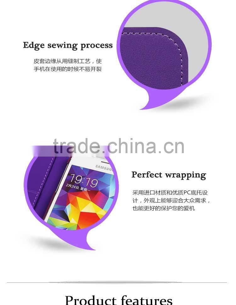 Factory directly Wholesale pu leather flip cover case for Apple Iphone 6