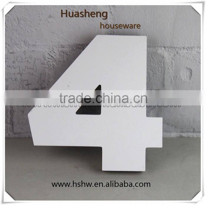 custom sublimation wood signs number/21mm MDF wood number