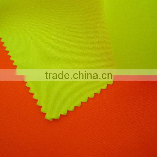 High visibility fabric, Fluorescent fabric, 100 polyester high visibility fabric, work wear fabric, uniform fabric
