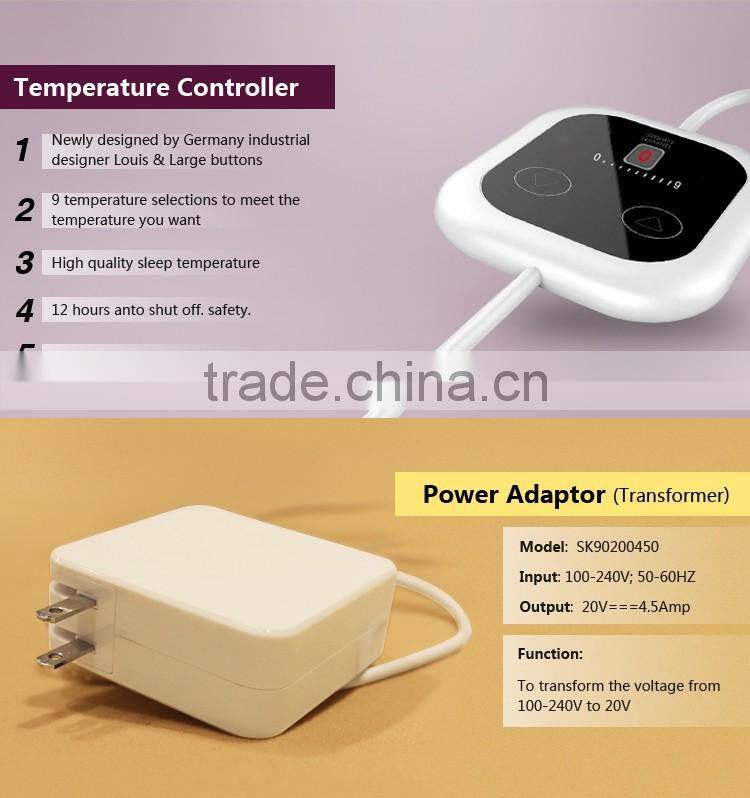 green light 20V DC Excellent healthcare wholesale electric warming blanket