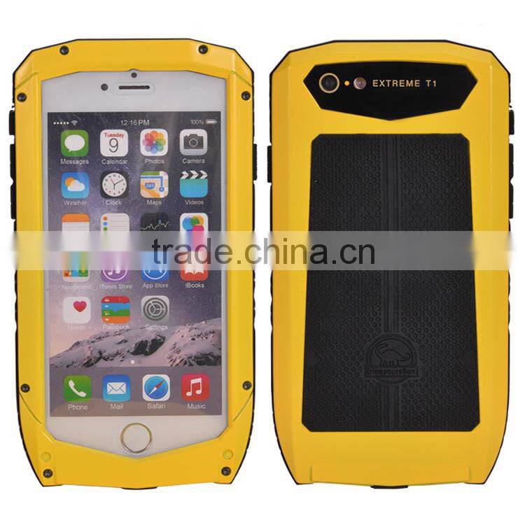 New Anti-Waterproof Metallic Case for iPhone 6 6S Shockproof Cover Casing for iPhone 6